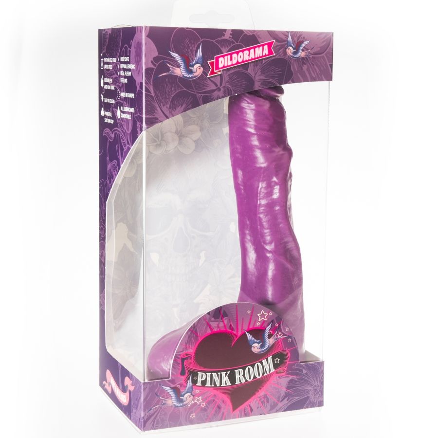ROSA RUMMET - NILO REALISTISK DILDO LILA 23 CM