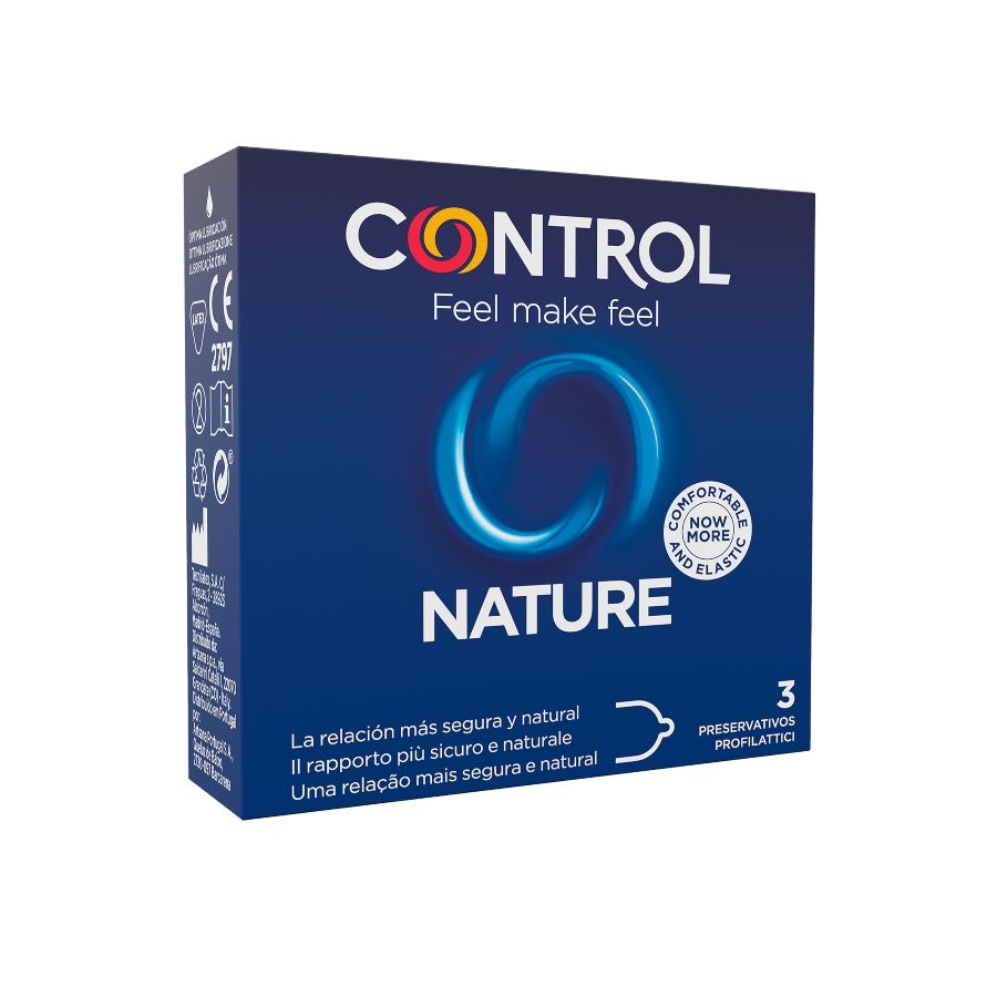 KONTROLL - ADAPTA NATURE KONDOMER 3 ENHETER