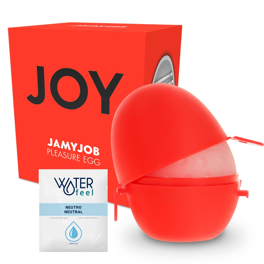 JAMYJOB - ÄGGMASTURBATOR RÖD VERSION DISKRETT