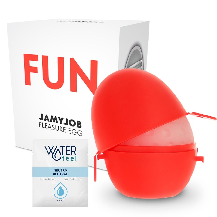 JAMYJOB - ÄGGMASTURBATOR RÖD UTGÅVA DISKRETT