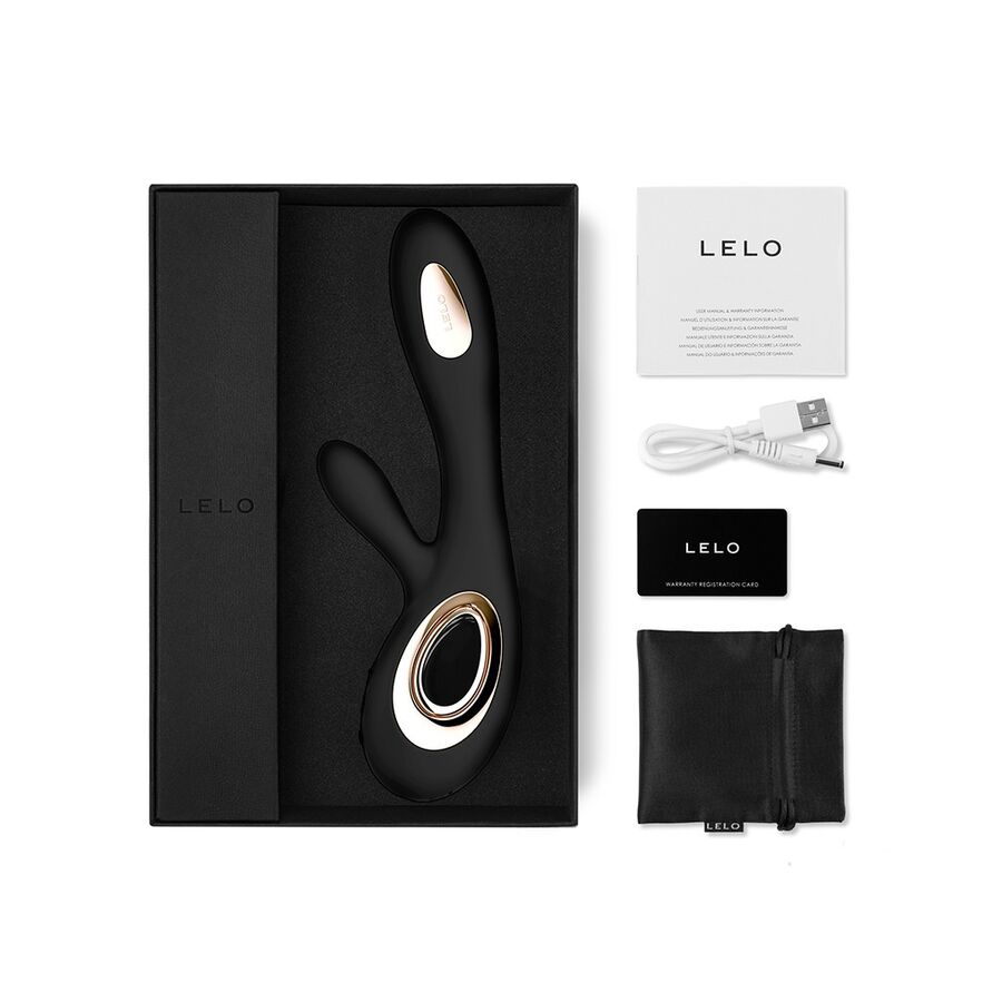 LELO - SORAYA WAVE VIBRATOR KANIN SVART