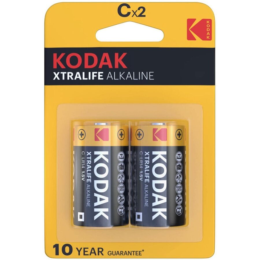 KODAK - XTRALIFE ALKALINBATTERIER CX 2 ENHETER