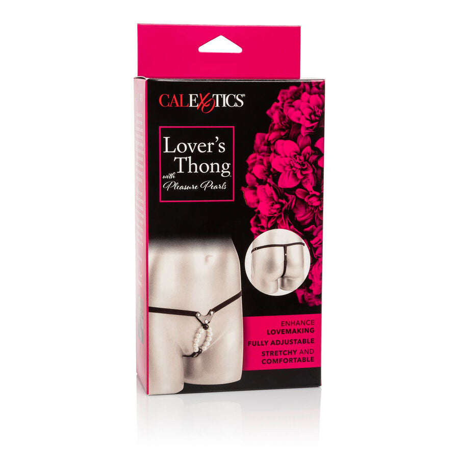 CALEXOTICS - LOVERS THONG MED NÖJEPÄRLOR