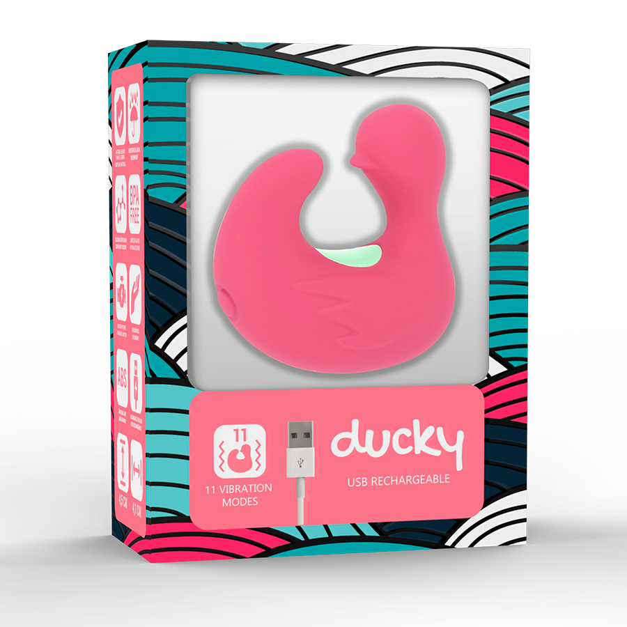 HAPPY LOKY - DUCKYMANIA UPPLADDNINGSBAR SILIKONSTIMULATORFINGER