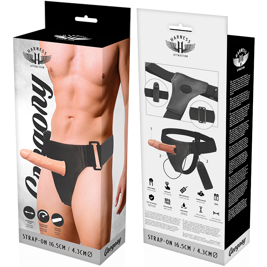 SELEATTRAKTION - GREGORY HOLLOW RNES MED VIBRATOR 16,5 CM -O- 4,3 CM