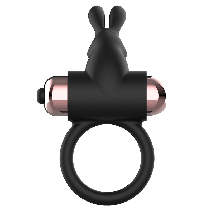 COQUETTE CHIC DESIRE - KUKRING MED VIBRATOR SVART/ GULD