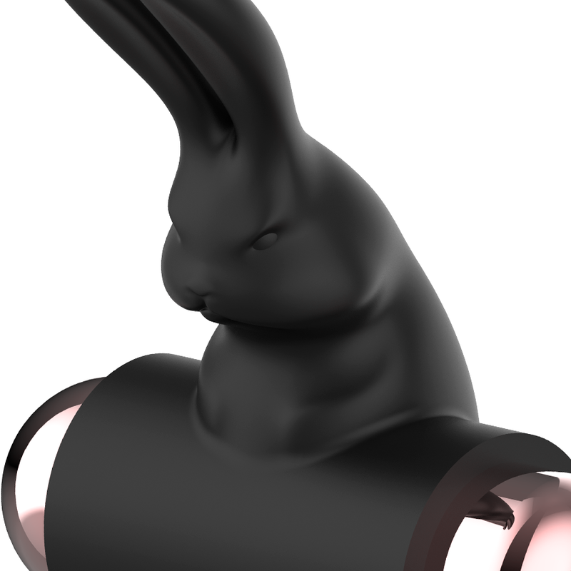 COQUETTE CHIC DESIRE - KUKRING MED VIBRATOR SVART/ GULD
