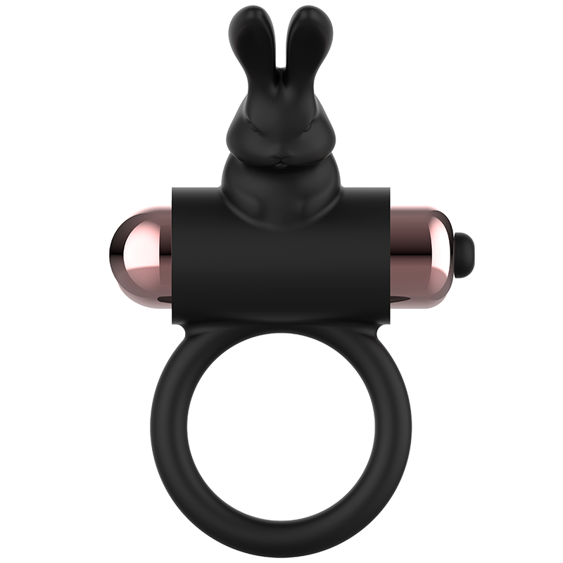 COQUETTE CHIC DESIRE - KUKRING MED VIBRATOR SVART/ GULD