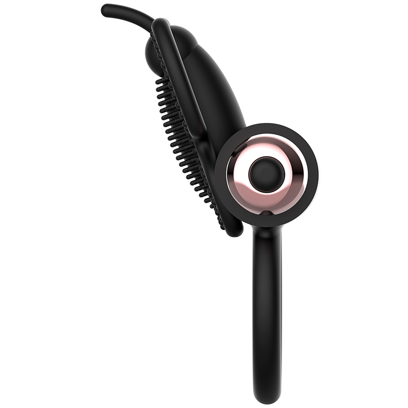 COQUETTE CHIC DESIRE - KUKRING FJÄRILS MED VIBRATOR SVART/ GULD