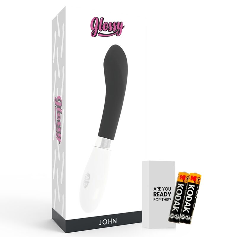 GLOSSY - JOHN VIBRATOR SVART