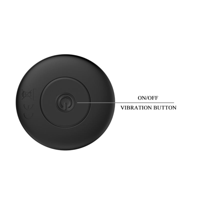MR PLAY - UPPLADDNINGSBAR SVART VIBRATOR ANALPLUGG