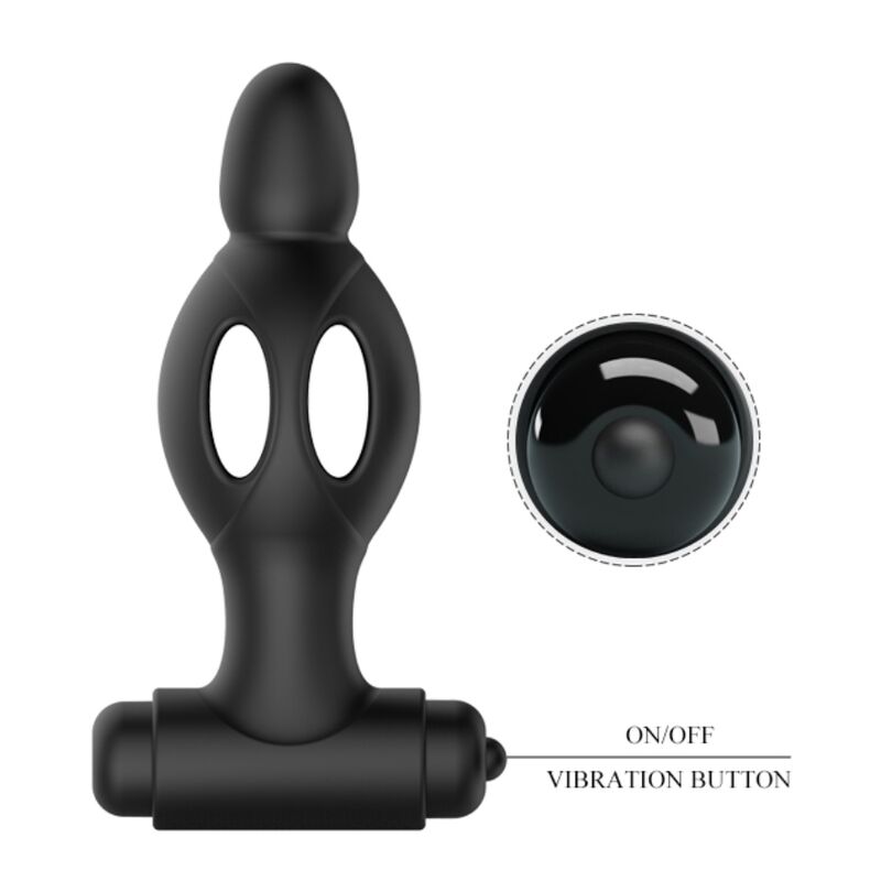 MR PLAY - ANALPLUGG I SILIKON MED VIBRATION