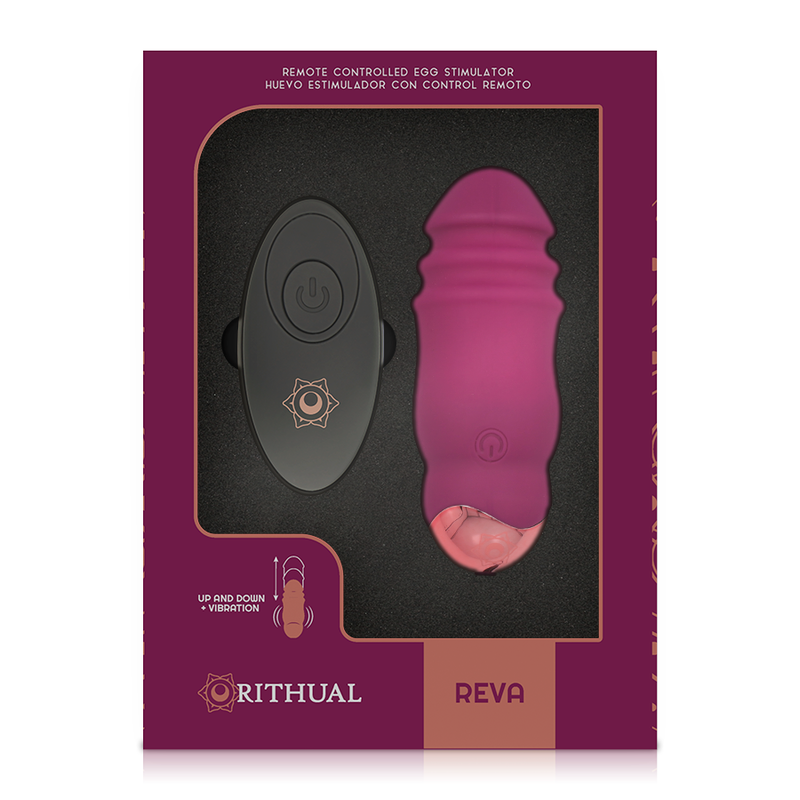 RITHUAL - REVA EGG FJÄRRKONTROLL UPP- OCH NERSYSTEM + VIBRATION