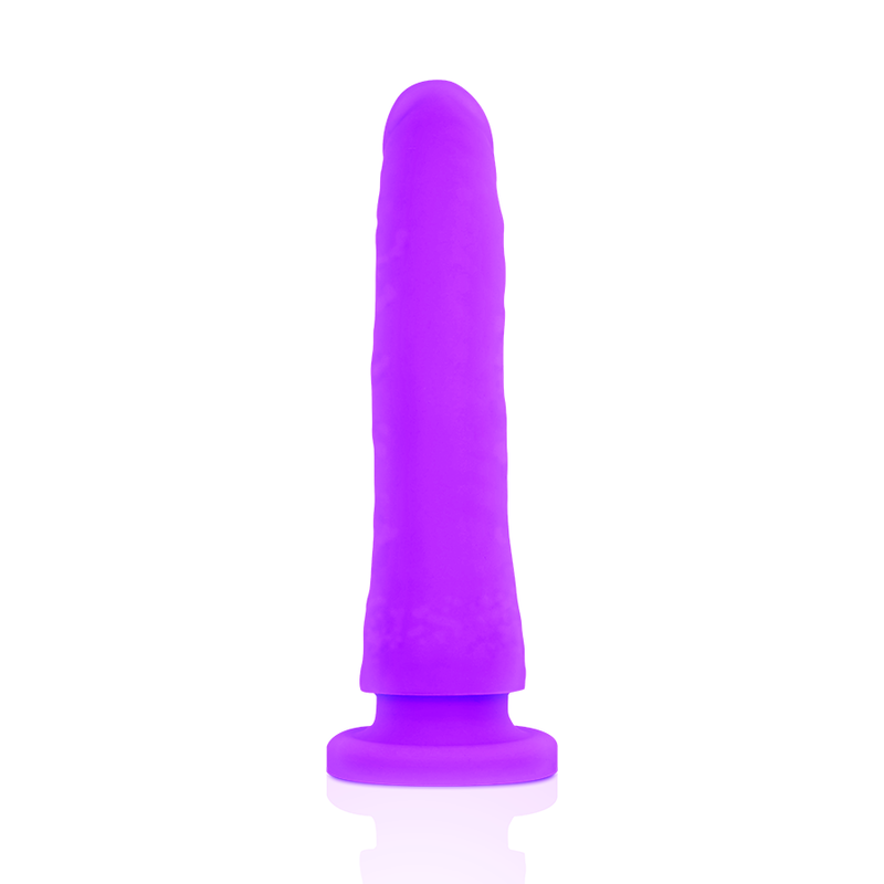DELTA CLUB - LEKSAKSSELE + DONG LILA SILIKON 17 CM -O- 3 CM