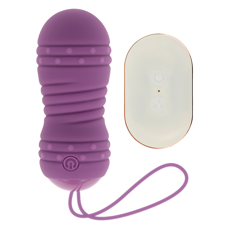 OHMAMA - FJÄRRKONTROLL ROTERANDE ÄGG 7 MÖNSTER LILA
